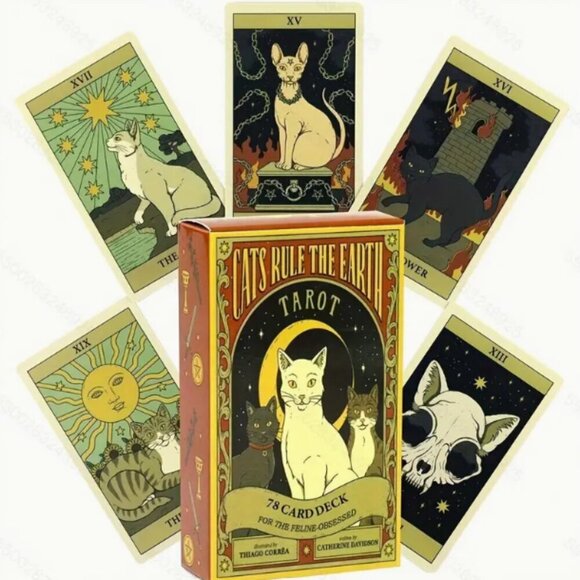Cats Rule the Earth Tarot 78 Card Deck NWT - Picture 1 of 4